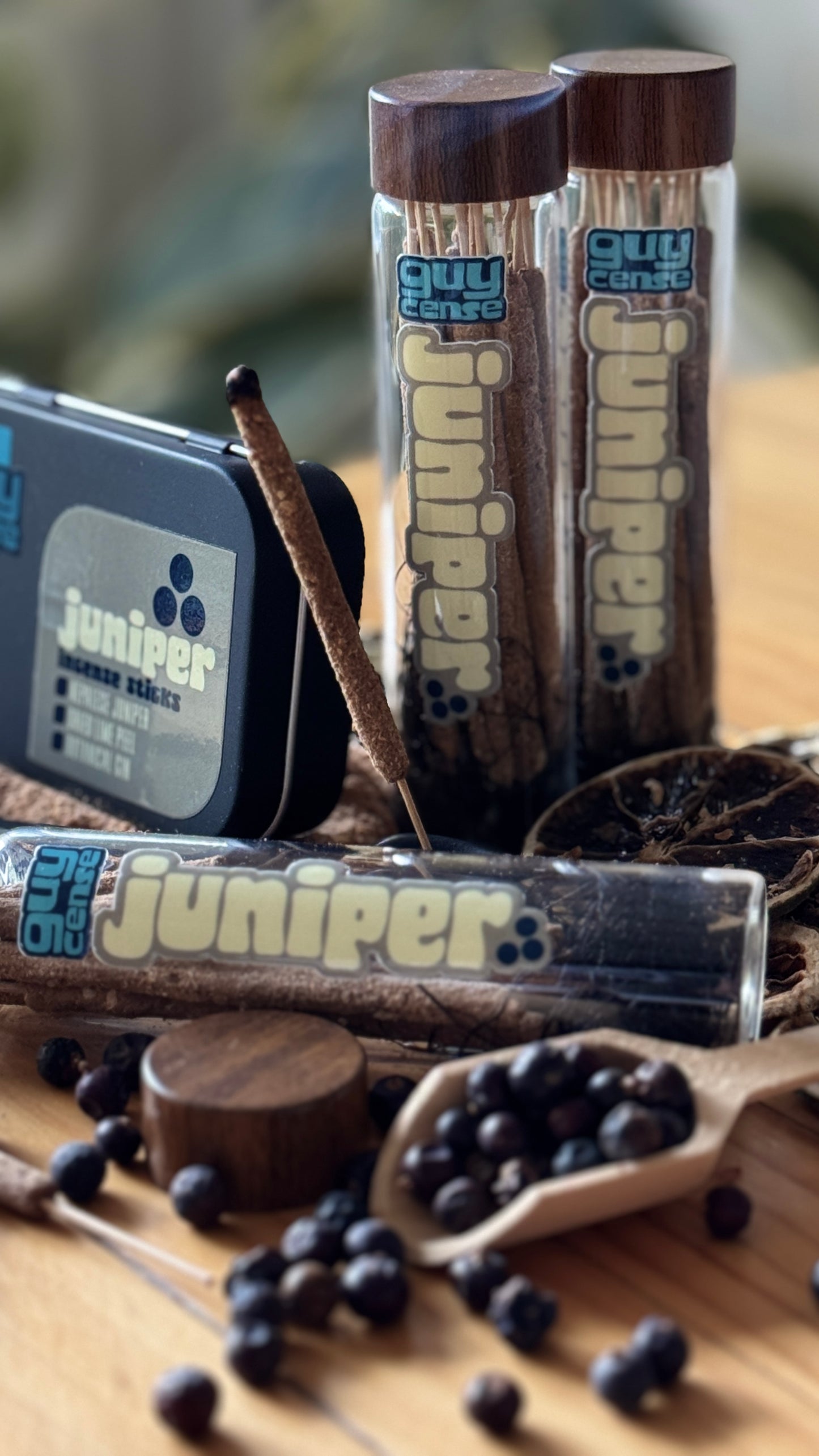 Juniper, lime peel + gin (3 pack)