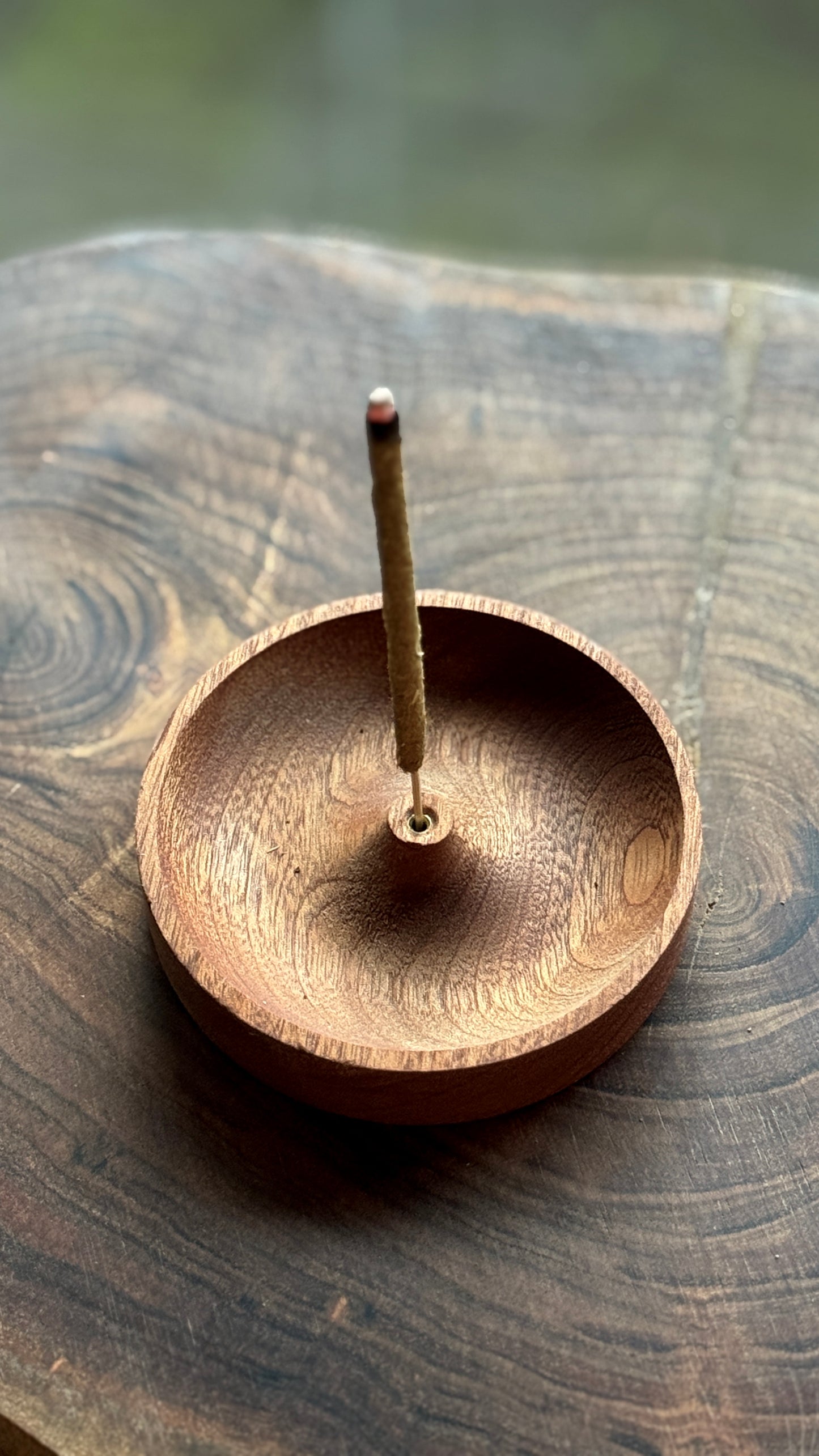 Wooden Incense Holder